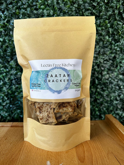 Lectin Free Zaatar Crackers